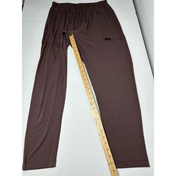 Patchwork Women's Pull On Drawstring Pants Brown Size  L See Description - Picture 8 of 14